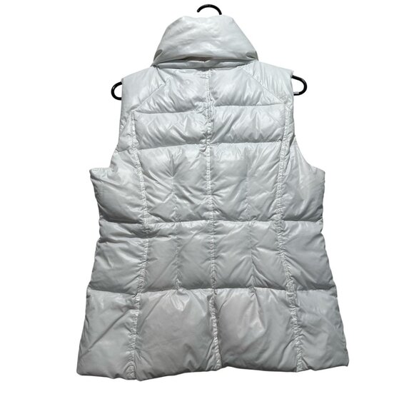 SAM S 13/NYC Freedom Quilted Down Vest Womens Size Large White Snowboard Winter - Picture 3 of 16
